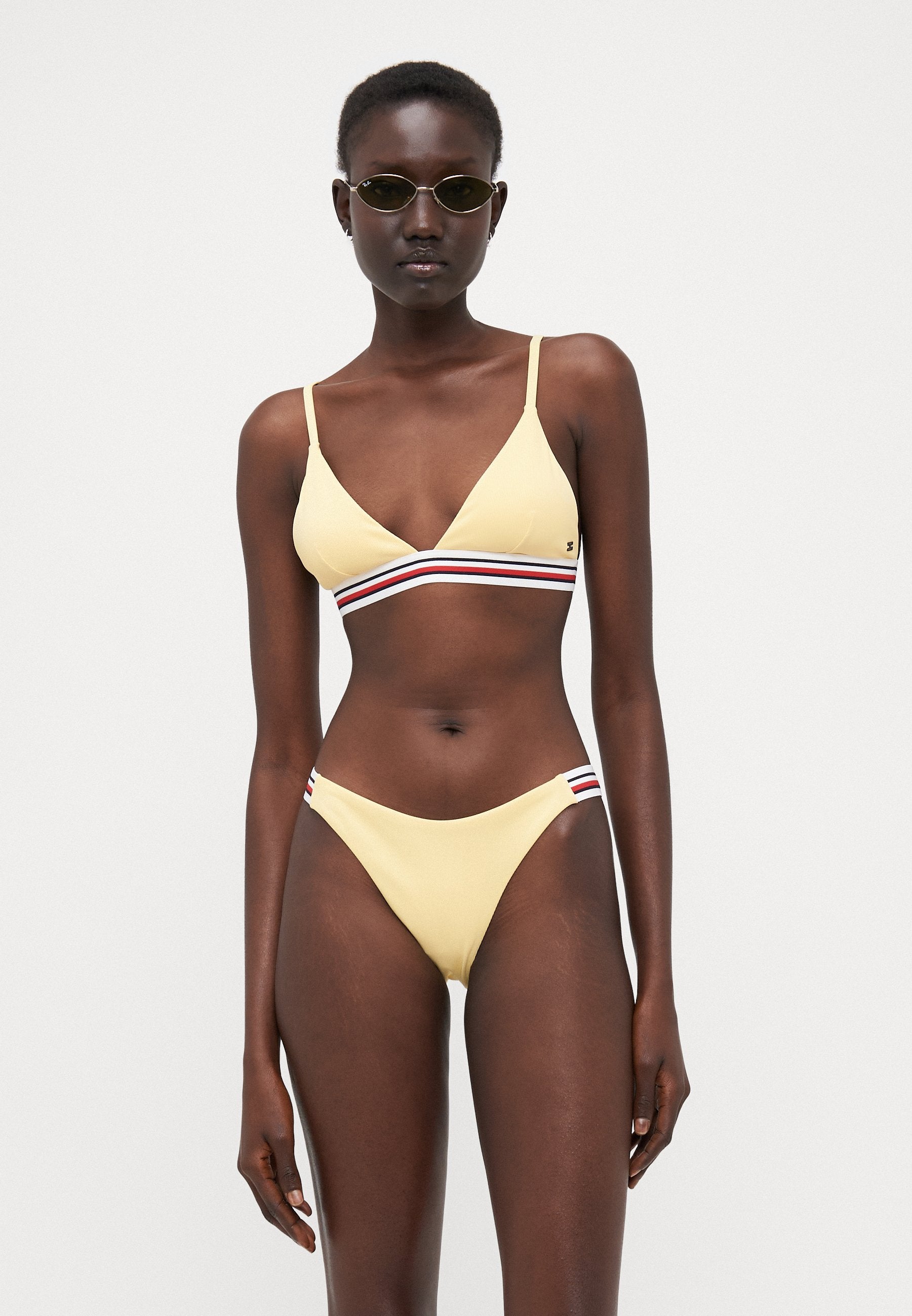 GLOBAL STRIPE- HIGH LEG CHEEKY Media 2