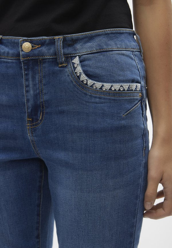 Vero Moda Tapered fit VMYOURS Mid rise