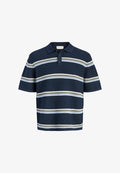 Jack & Jones Knitted Knitted - Polo shirt - sky captain