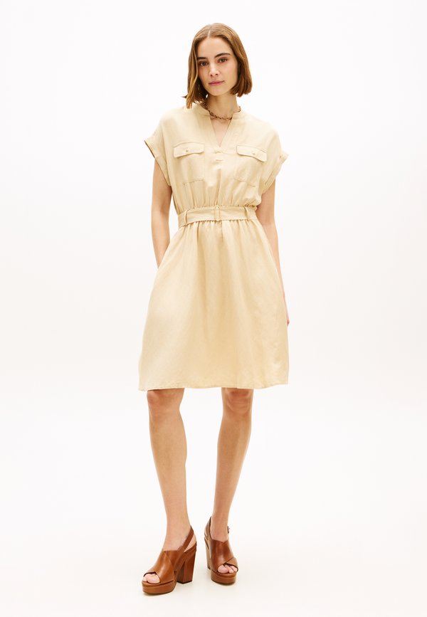Tommy Hilfiger BELTED RELAXED MINI SHIRT DRESS