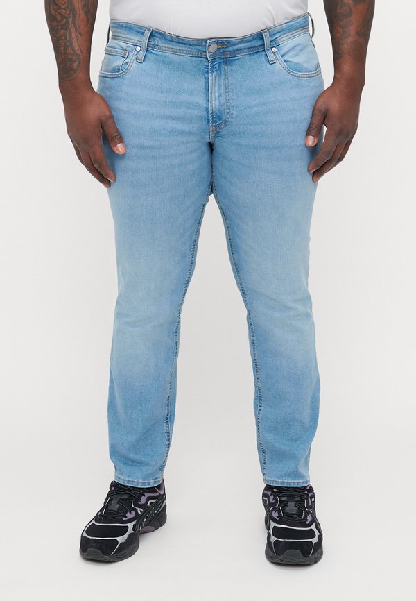Jack & Jones Slim fit Plus Size JJIGLENN JJORIGINAL SQ 330 NOOS PLS - Relaxed fit jeans - blue denim