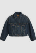 Levi's® LOOSE CROP TRUCKER - Denim jacket - high vibration
