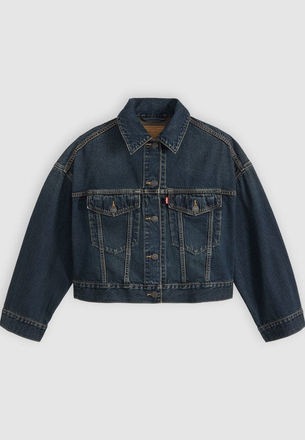 Levi's® LOOSE CROP TRUCKER - Denim jacket - high vibration