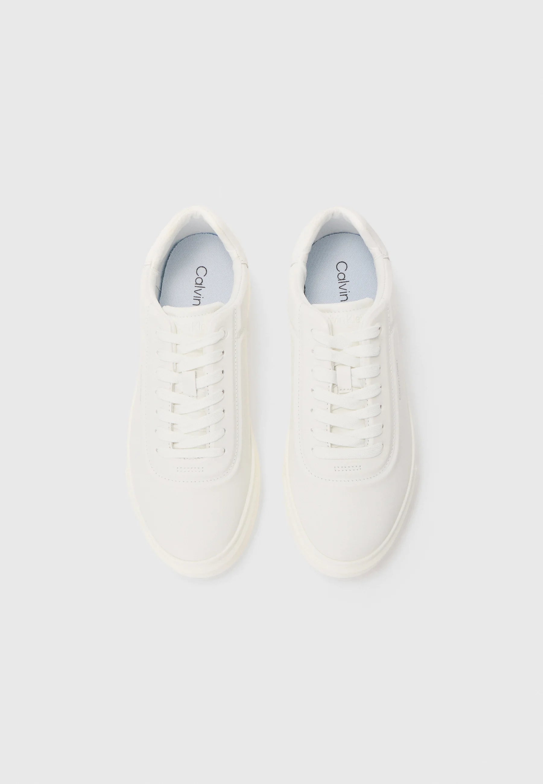 Calvin Klein Trainers - bright white/oatmeal