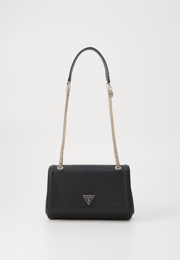 Guess NOELLE XBODY FLAP - Handbag - black
