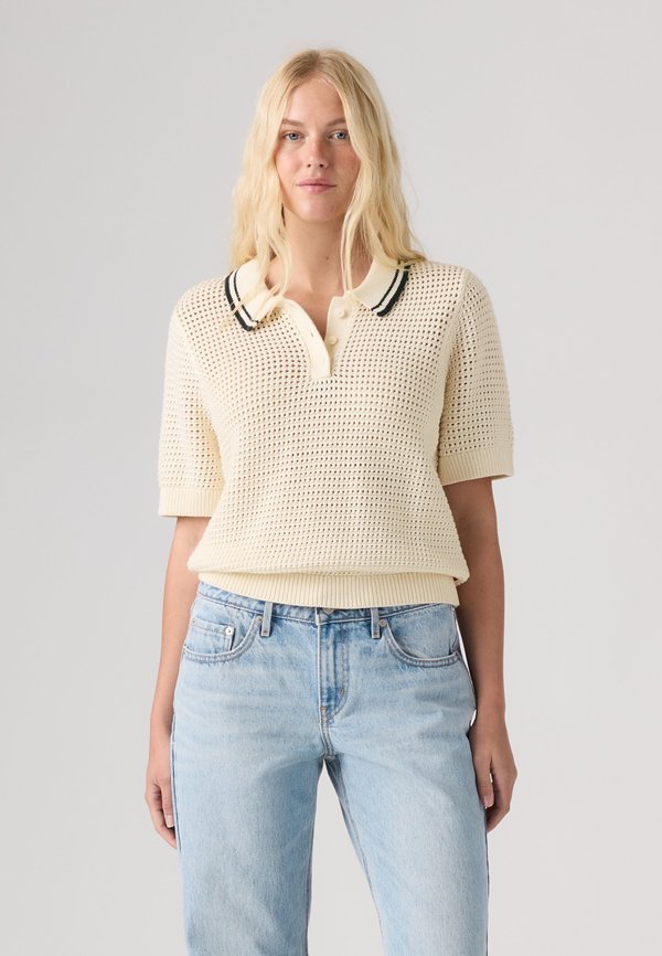 Levi's® ALIZEE - Polo shirt - egret/navy
