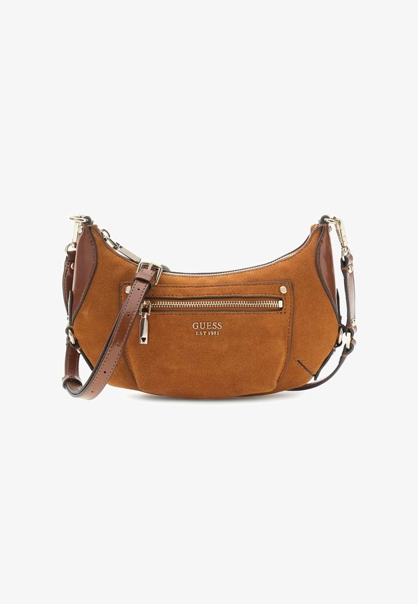 Guess MARSHA MINI  - Cross body bag - braun