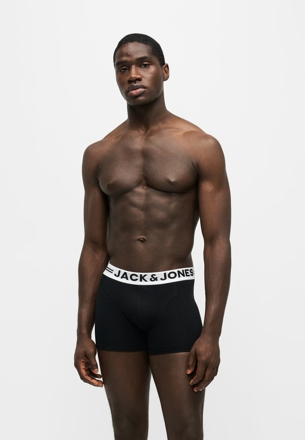 Jack & Jones JACSENSE 7 PACK - Trunks - black/white