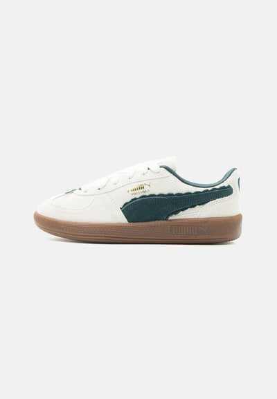 Puma PALERMO BOW - Trainers - warm white/green terrain/gold-coloured