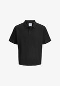 Jack & Jones JJEHARRISON STRUCTURE - Polo shirt - black