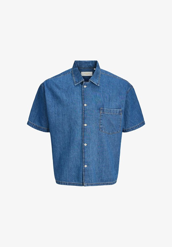 Jack & Jones Denim Cropped Fit - Shirt - blue denim