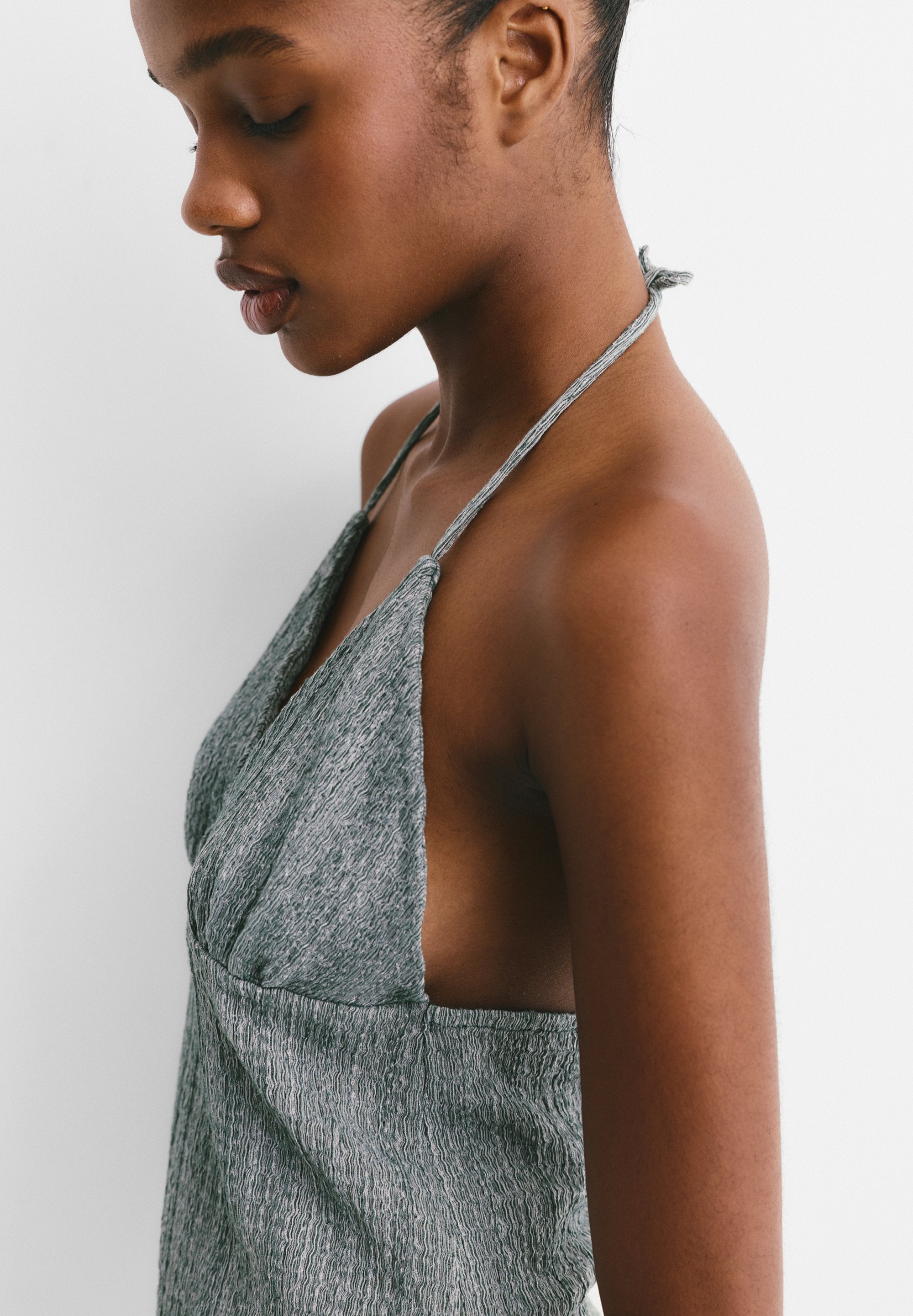 PULL&BEAR CREPE ASYMMETRIC
