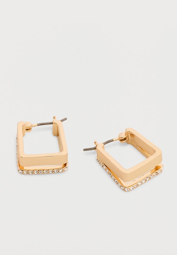 DKNY SQUARE PAVE SPLIT HOOP