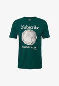 s.Oliver MIT ARTWORK - Print T-shirt - olivgrün