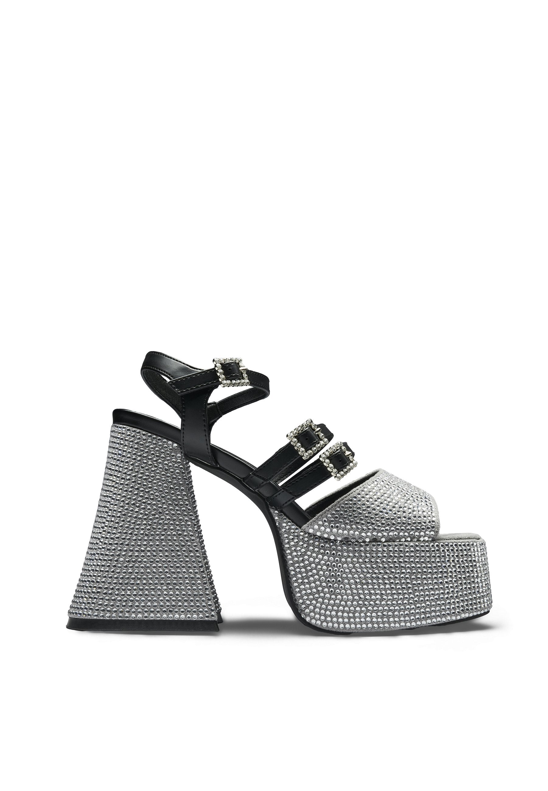 Koi Footwear FELICITY CRYSTAL STRAPPY HEELS