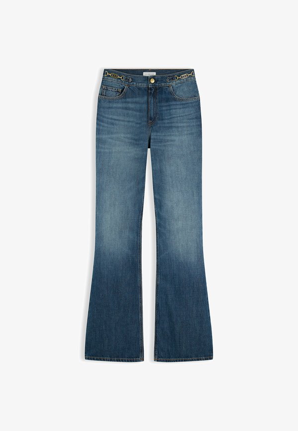 Tommy Hilfiger TOMMY HILFIGER FLAG HORSEBIT MID RISE FLARED JEANS - Flared Jeans - cam mid
