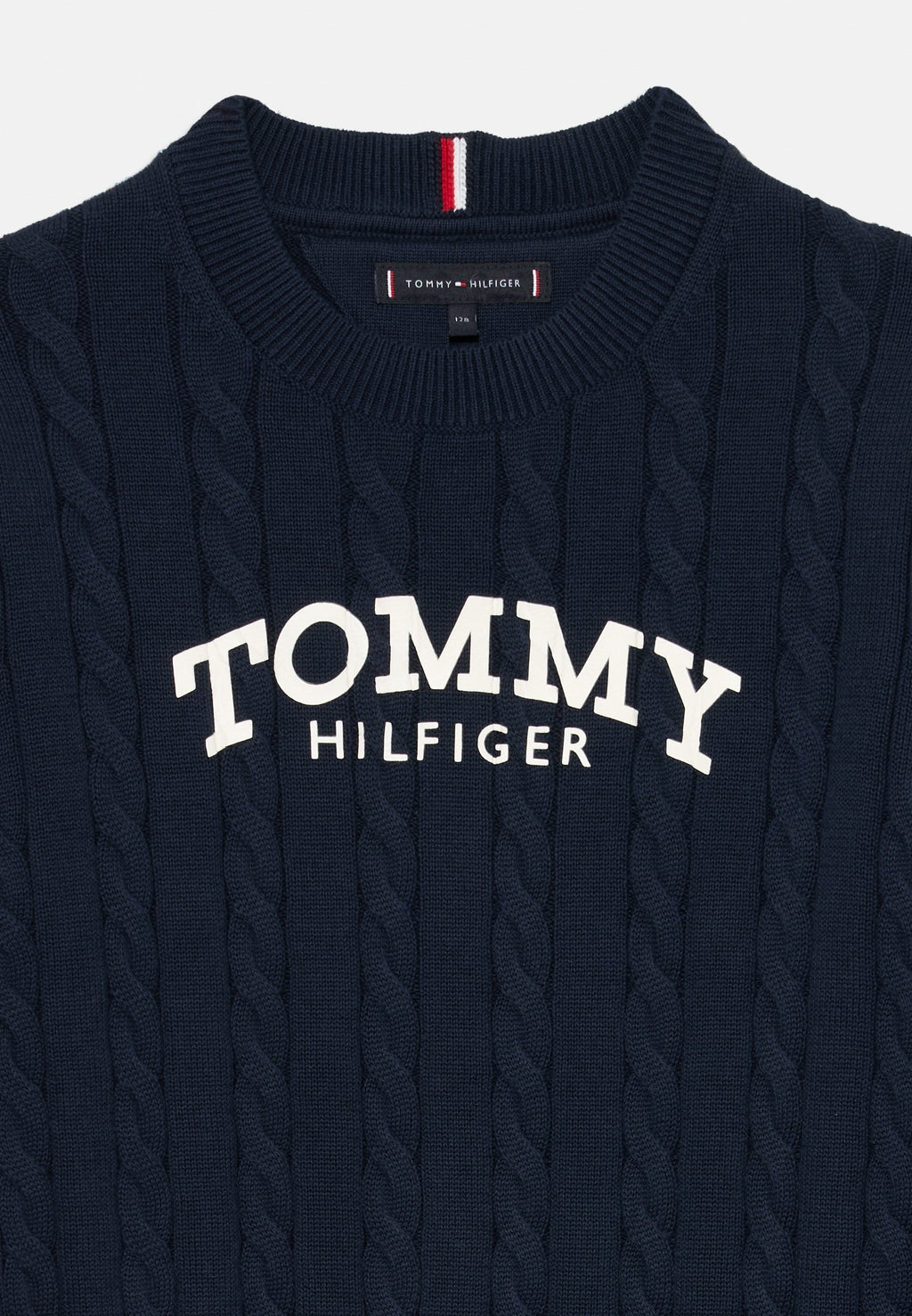 LOGO CABLE KNIT JUMPER Media 3