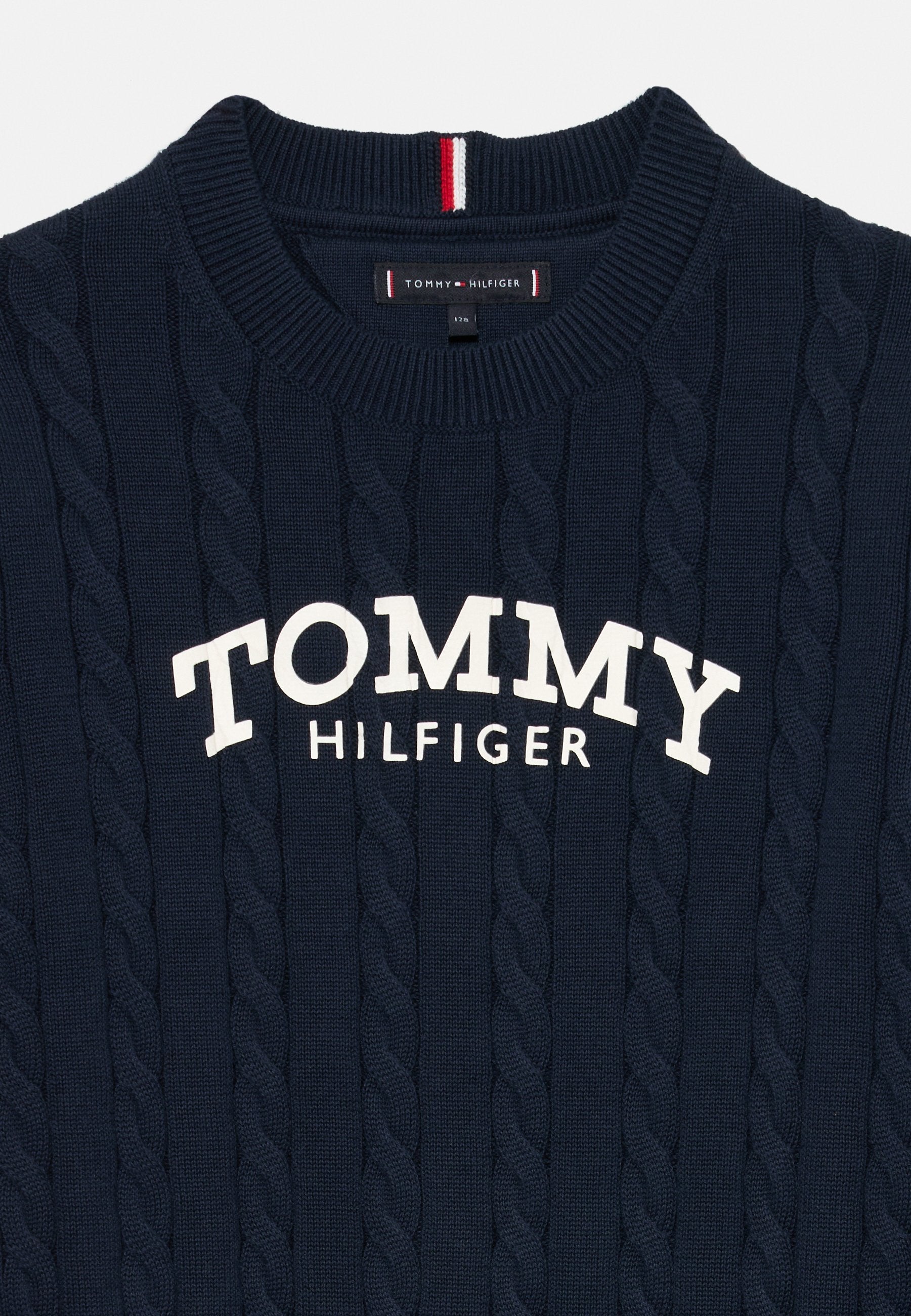 LOGO CABLE KNIT JUMPER Media 3