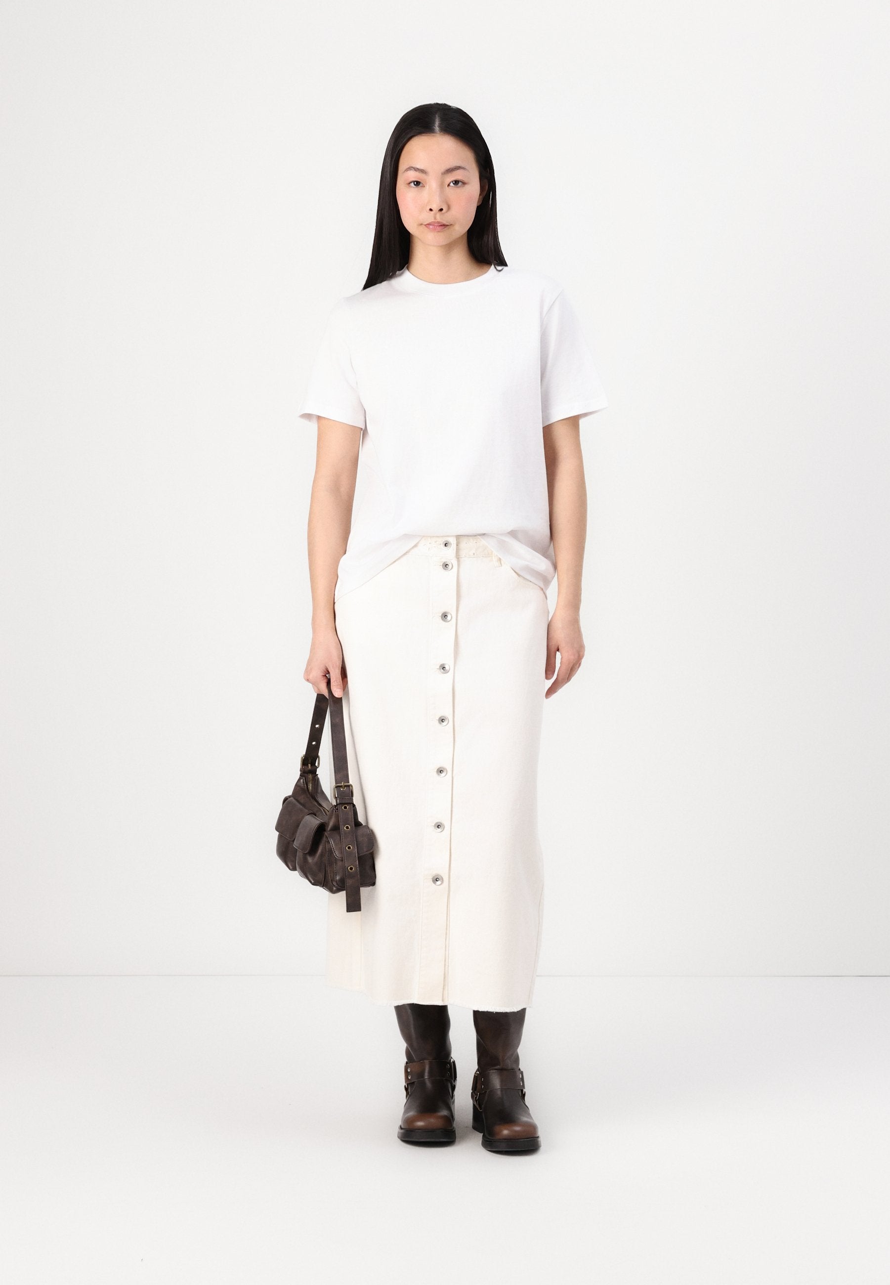 ONLY ONLELSA MIDI SKIRT