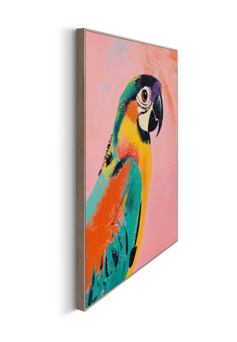 Orange Wallz TROPICAL BIRD