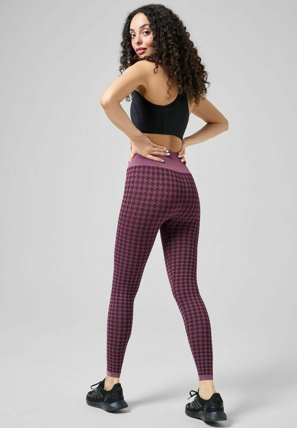Casall HOUNDSTOOTH HIGH WAIST