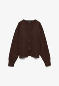 Vero Moda VMLUCCA Knit - Cardigan - chocolate torte