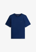 Tommy Hilfiger PLUS FLAG EMBROIDERY RELAXED JERSEY T-SHIRT - Print T-shirt - navy
