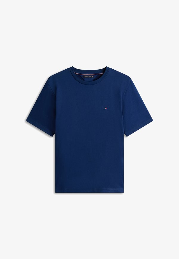 Tommy Hilfiger PLUS FLAG EMBROIDERY RELAXED JERSEY T-SHIRT - Print T-shirt - navy