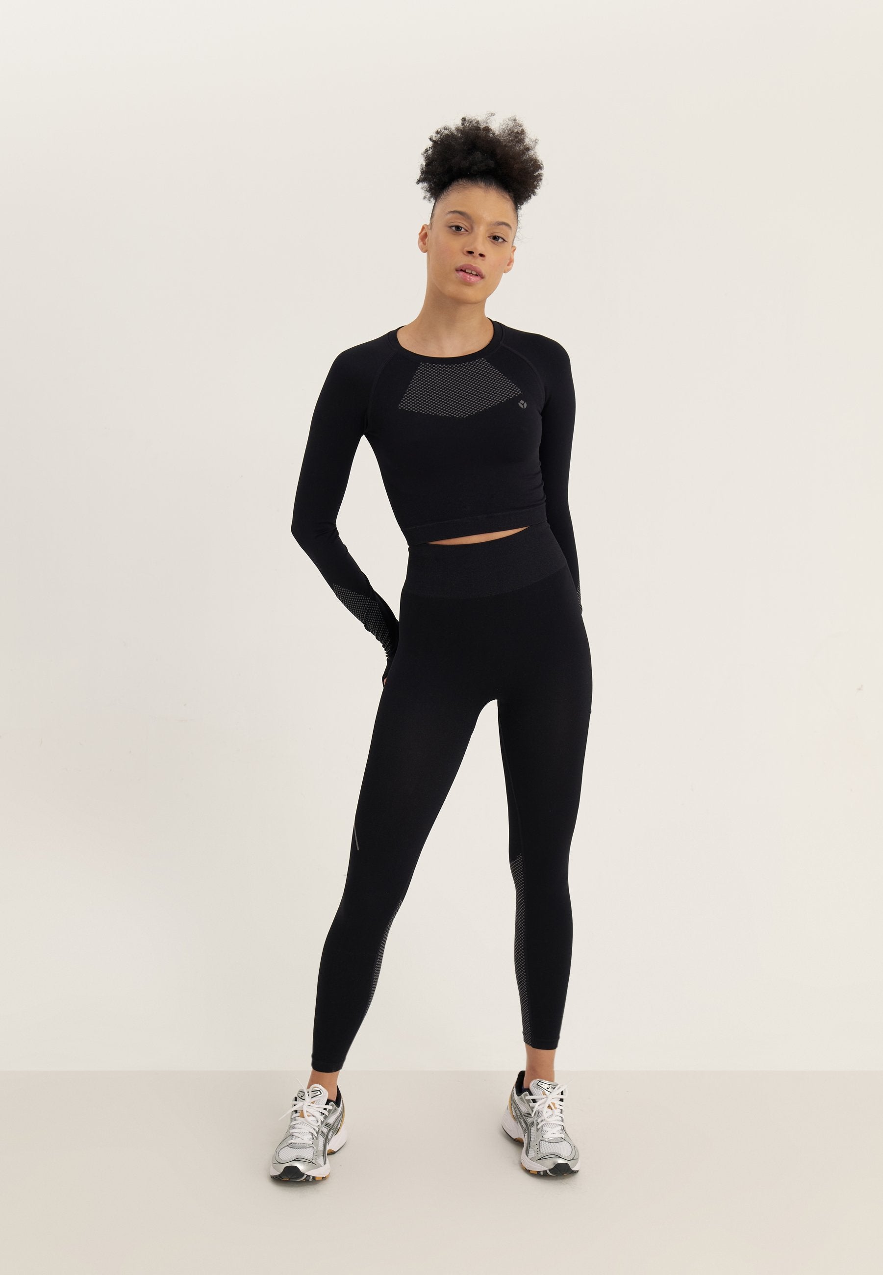 Even&Odd active 7/8 LENGTH HIGH RISE SEAMLESS LEGGINGS WITH CONTRAST PANEL