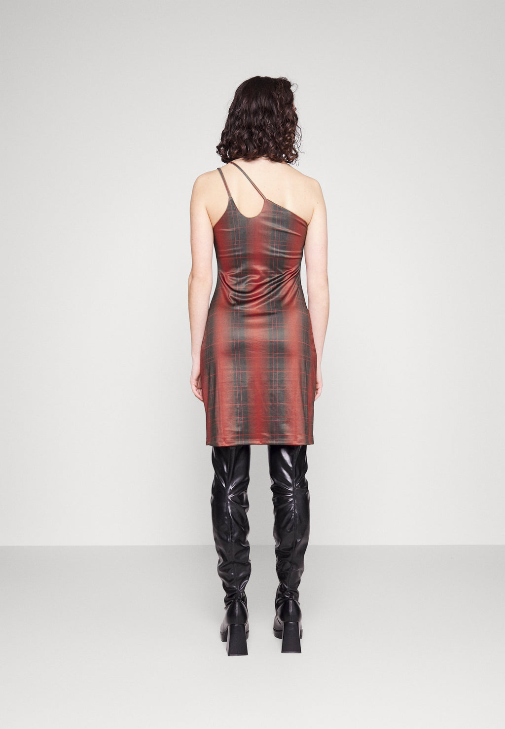 HOSBJERG JUNA ASTA GRID DRESS
