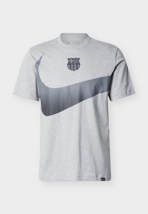 Nike Performance FC BARCELONA TEE - Club wear - dark grey heather