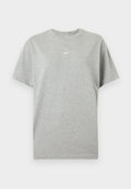 Nike Sportswear CLASSIC TEE - Basic T-shirt - darkk grey heather/sail