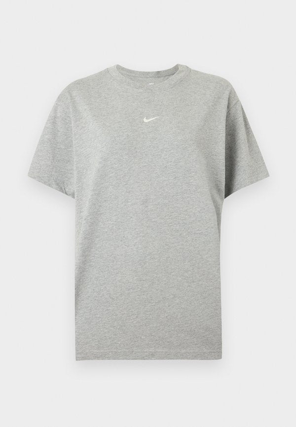 Nike Sportswear CLASSIC TEE - Basic T-shirt - darkk grey heather/sail