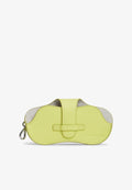 Tommy Hilfiger LEATHER BEACH SUNGLASSES CASE - Other accessories - lime zing