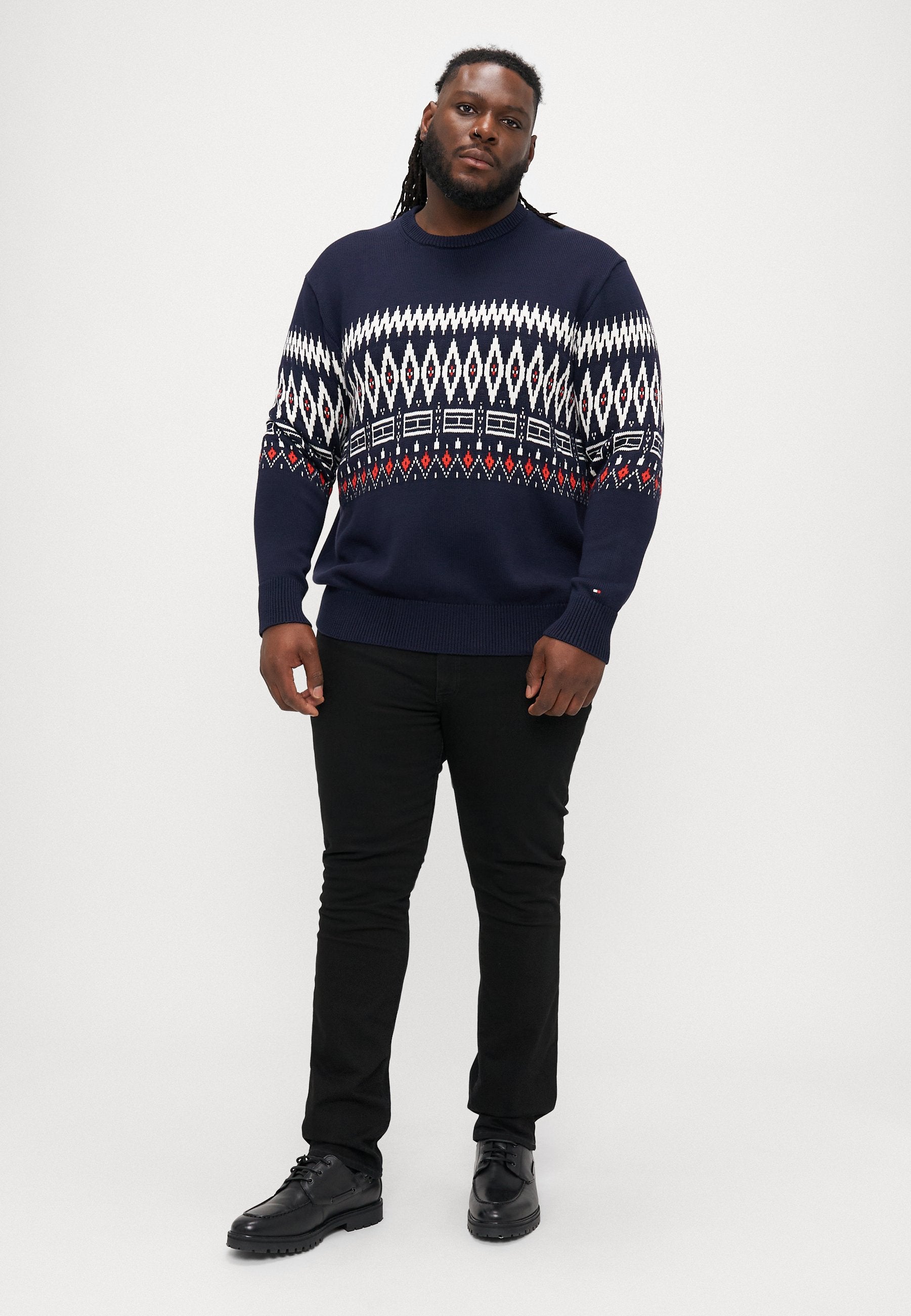 PLACED FAIRISLE C NECK Media 2