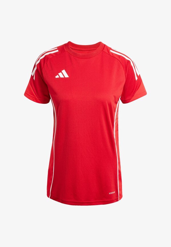 adidas Performance TIRO25C TRAINING JERSEY WOMEN - Sports T-shirt - rotlila