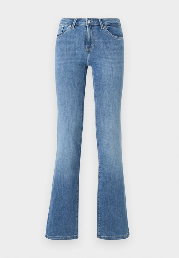 ONLY ONLPOWER Mid waist Flared Fit - Flared Jeans - medium blue denim