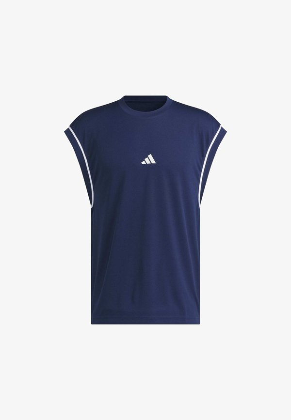 adidas Performance BOS TANK - Sports T-shirt - team navy blue