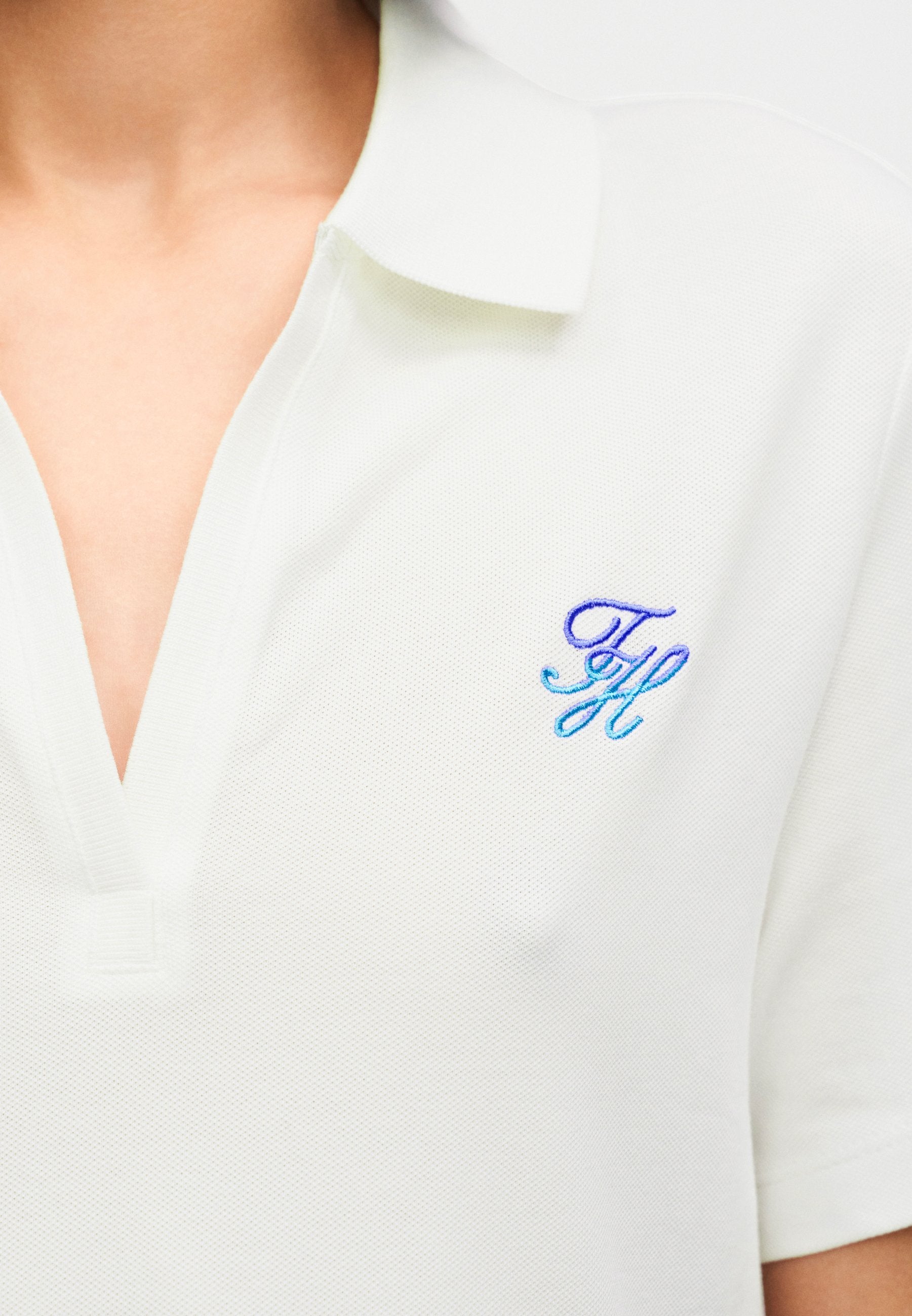 1985 LOGO EMBROIDERY MINI POLO DRESS Media 6