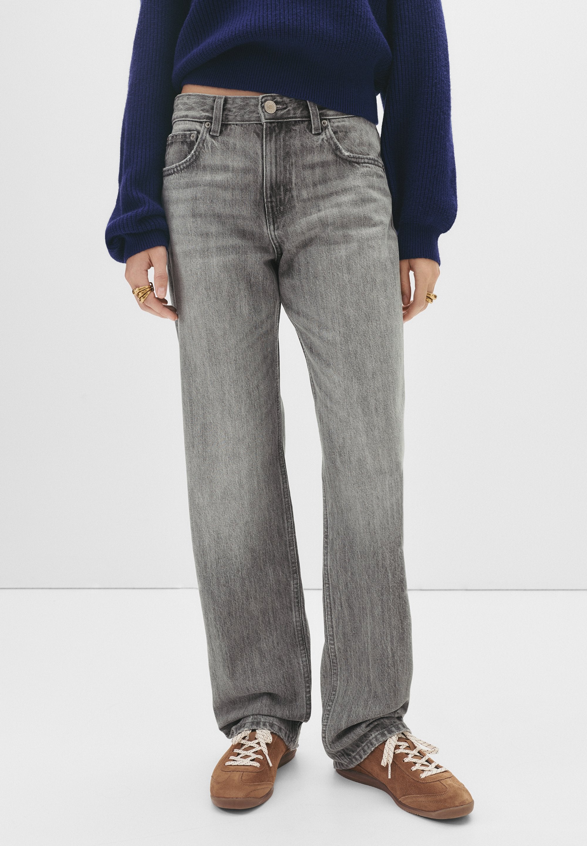 PULL&BEAR MID-WAIST