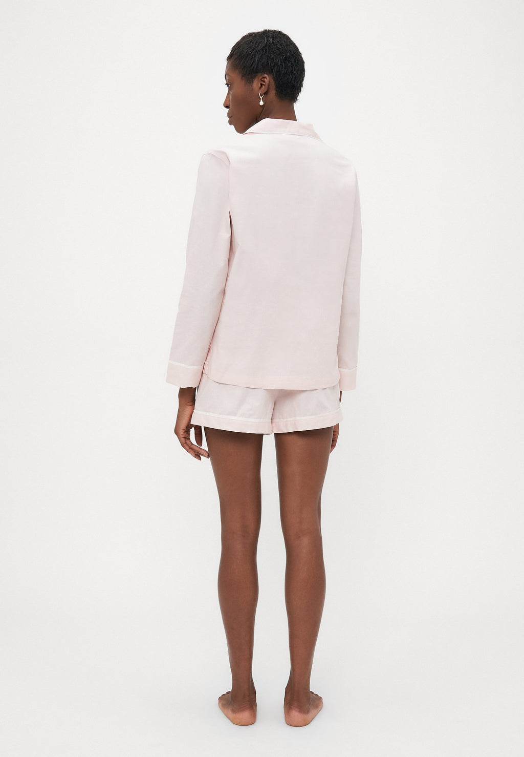 Lauren Ralph Lauren HERRINGBONE NOTCH COLLAR PAJAMA SET