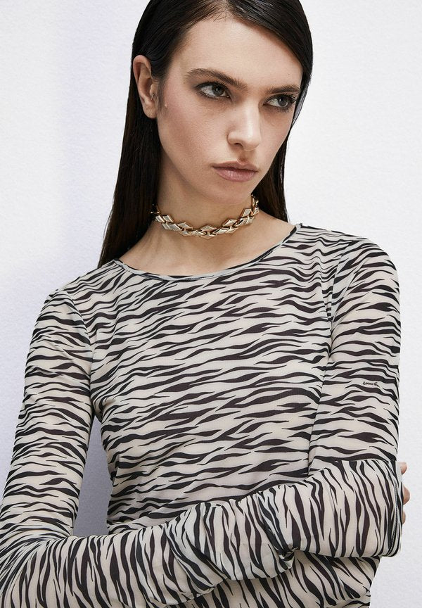 Patrizia Pepe ZEBRA-PATTERN MINI