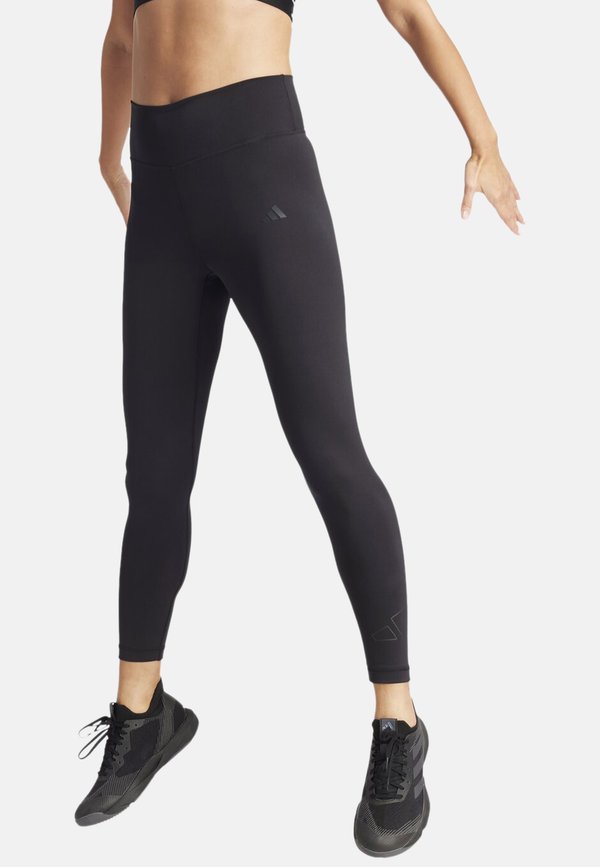 adidas Originals ADIDAS ORIGINALS LEGGINGS LARGE LOGO - Leggings - Trousers - black black