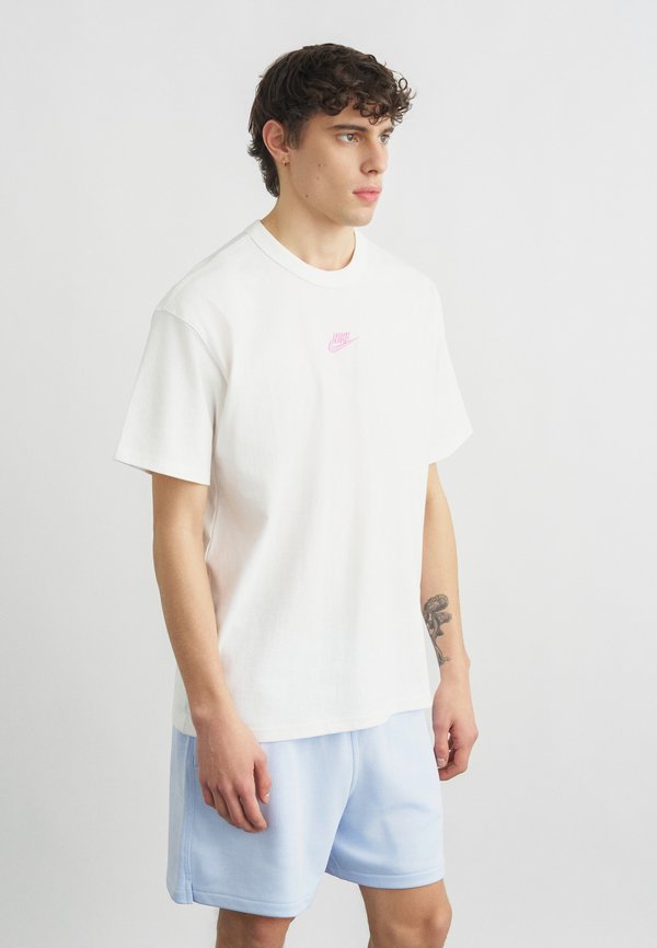 Nike Sportswear M NSW TEE LSE PREM ESS SUST - Basic T-shirt - white/magenta