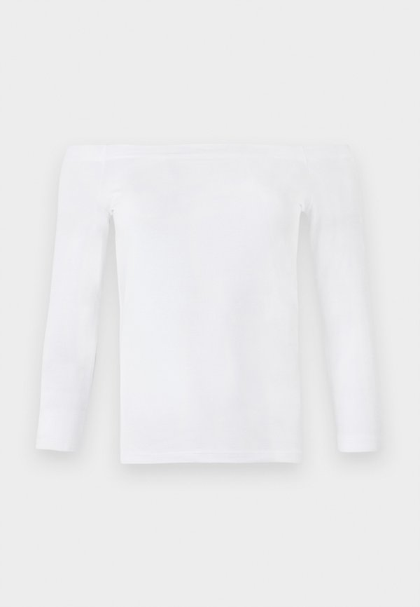 Vero Moda VMPANDA OFF SHOULDER  - Long sleeved top - bright white