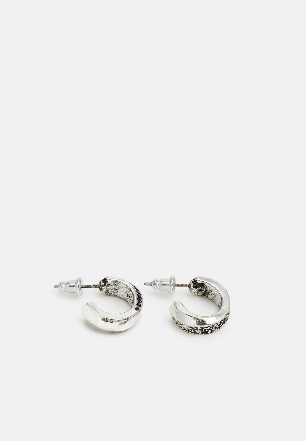 Icon Brand EMBOSSED HOOP EARRING UNISEX