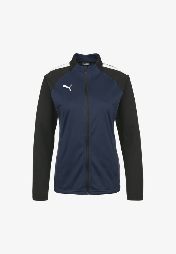 Puma TEAMLIGA - Running jacket - peacoat / puma white
