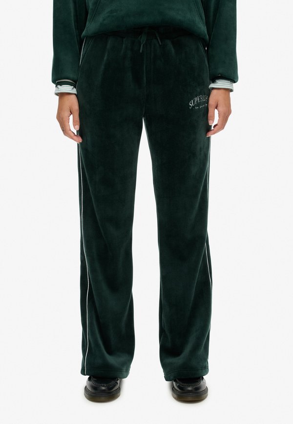Superdry & Co JOGGERS - Tracksuit bottoms - enamel green