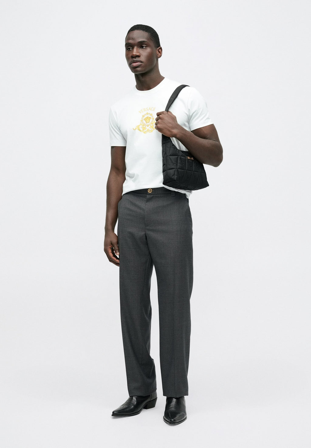 Versace INFORMAL PANT MICROCHECK
