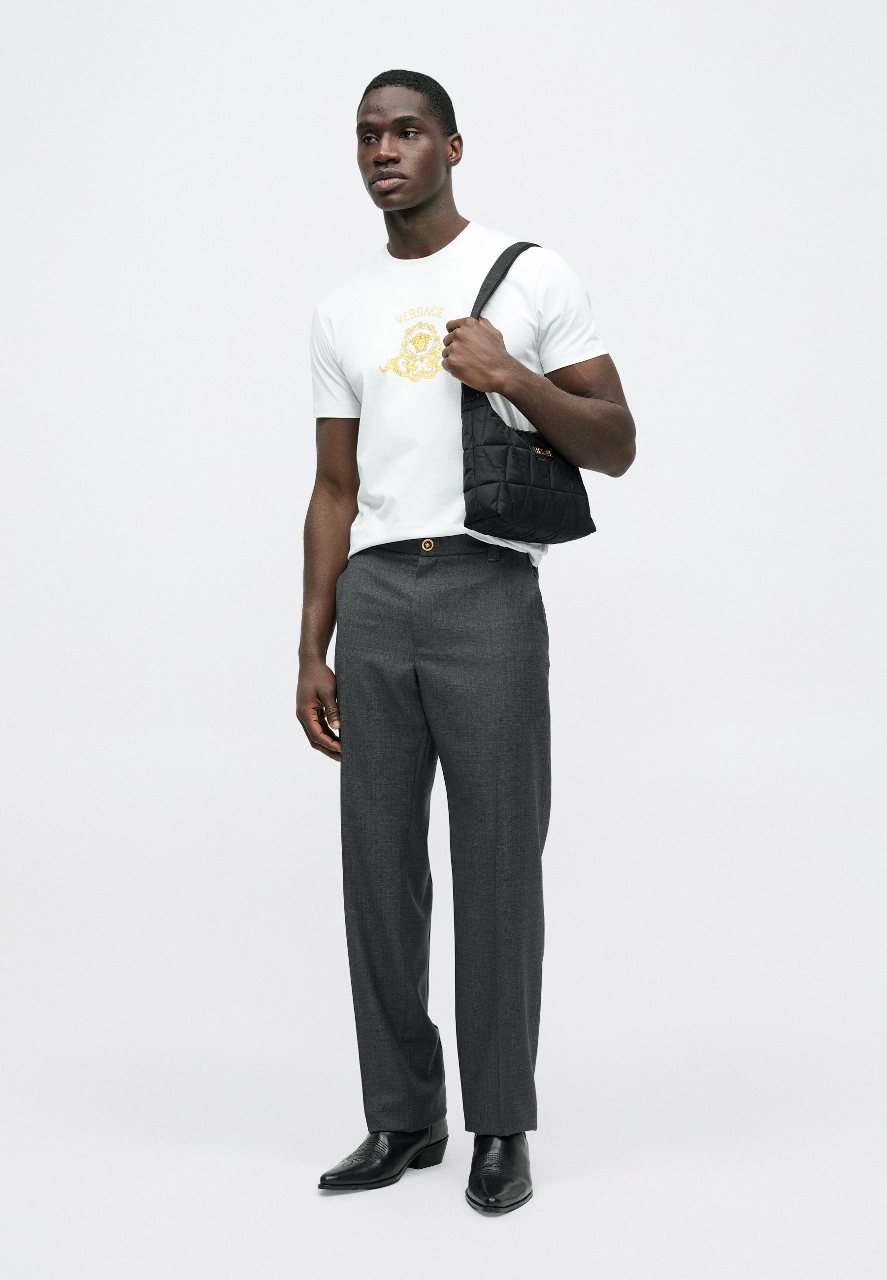 Versace INFORMAL PANT MICROCHECK